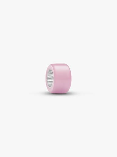 Mini Charm Vetro di Murano Rosa
