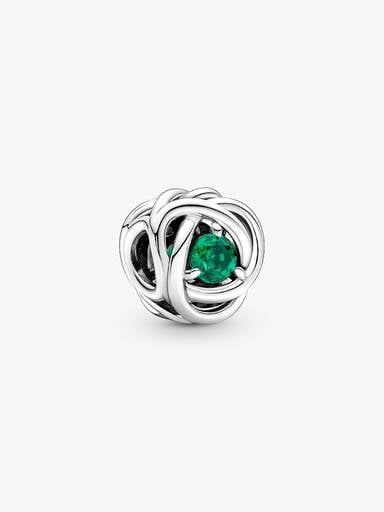 Charm Cerchio Eterno Verde Scuro Maggio