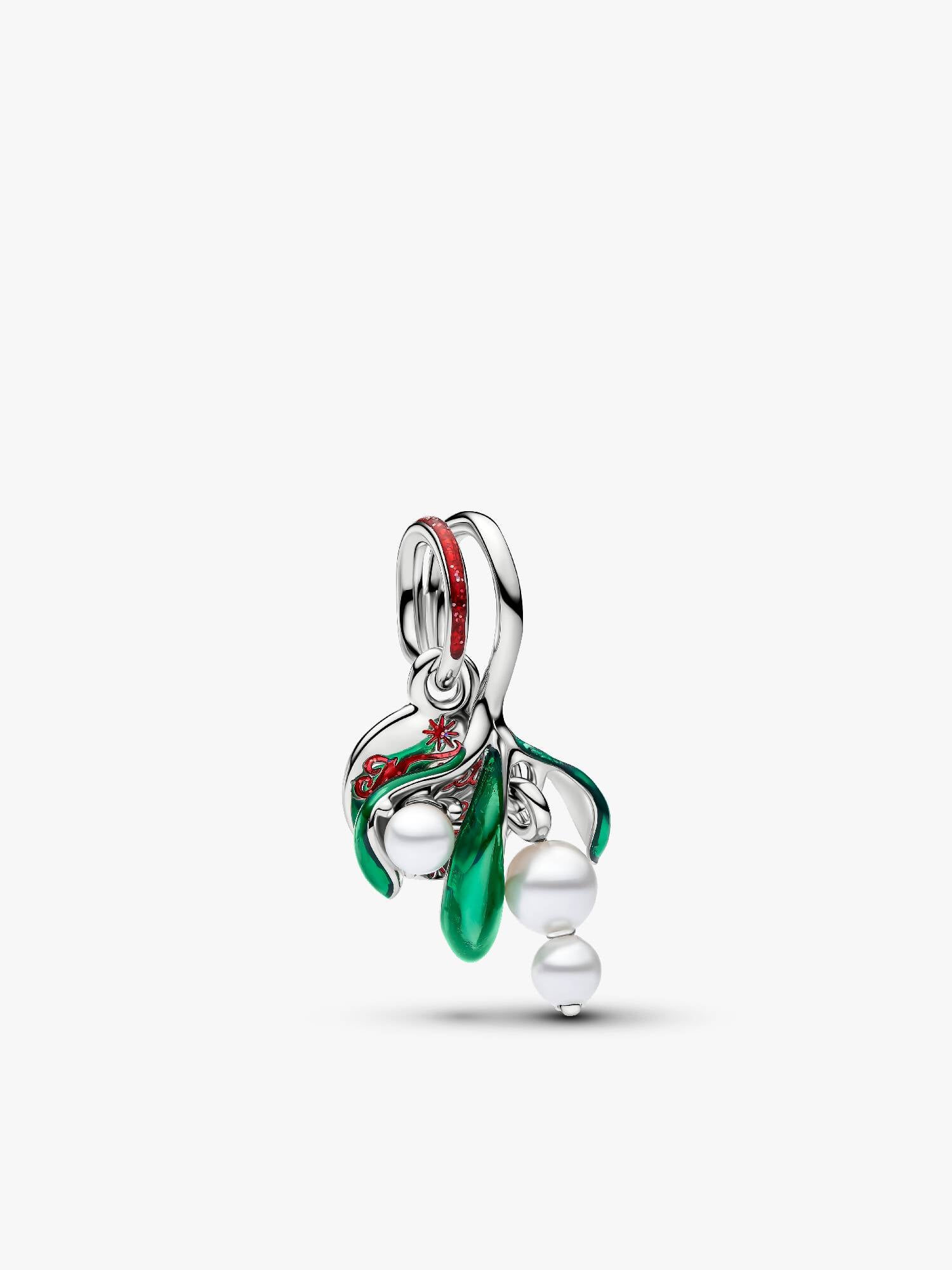 Charm Pendente Vischio di Natale