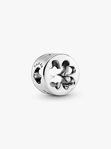 Charm Quadrifoglio Portafortuna vero, dipinto e resinato Charm Quadrifoglio Portafortuna vero, dipinto e resinato