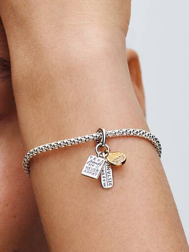 Charm Pendente Messaggi di Amicizia