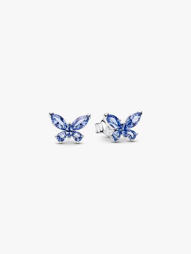 Orecchini Farfalla Luminosa Blu