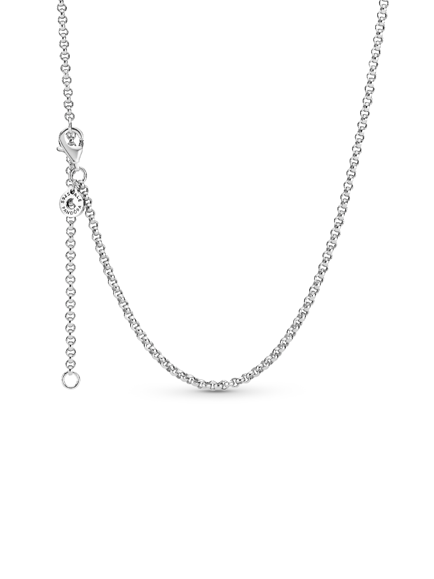 Catenina In Argento 925 Per Uomo E Donna – Maglia Italiana 5 Mm, Lunghezza 40-70 Cm. Gioiello Unisex Con Chiusura A Moschettone, Made In Italy.