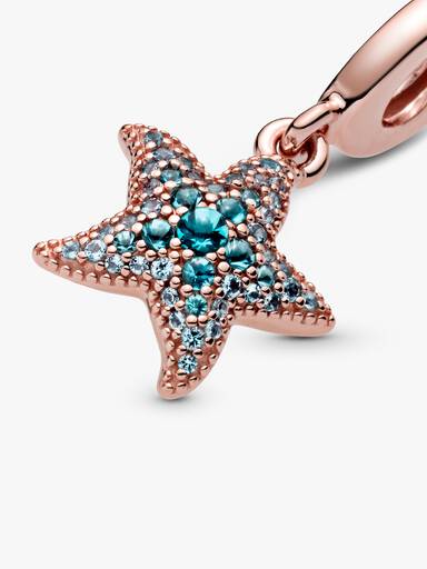 Charm Pendente Stella Marina Blu