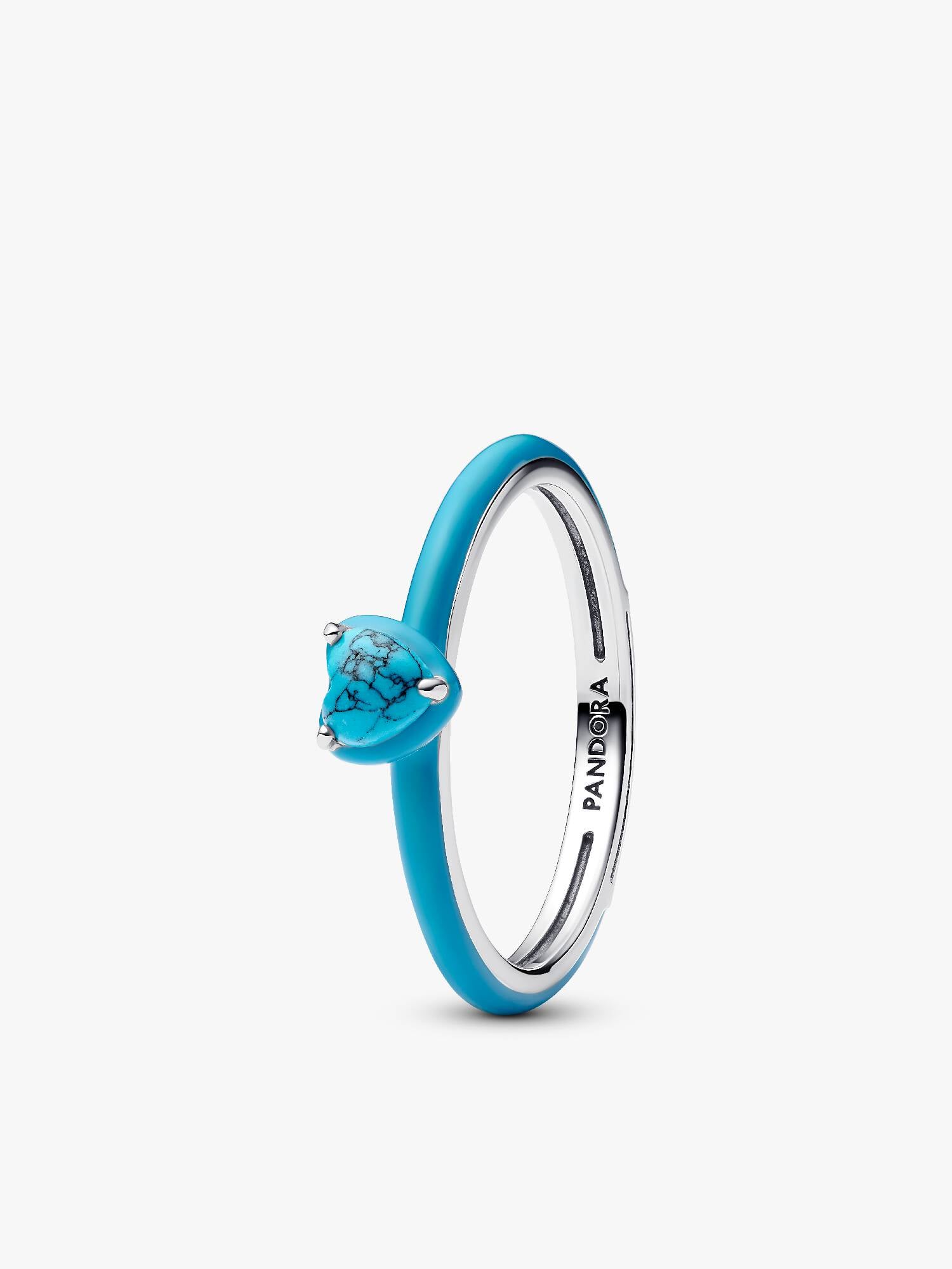 Anello Turquoise Chakra Heart Pandora ME