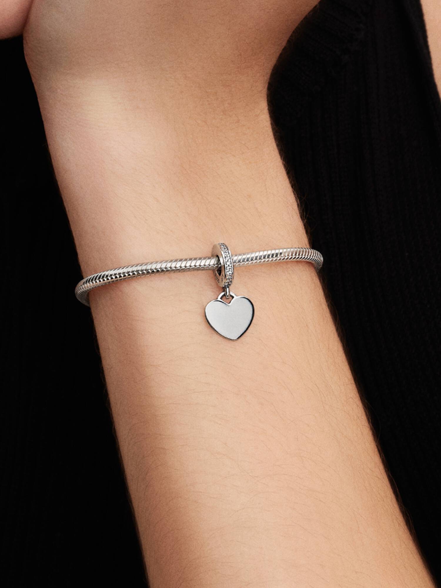 Charm Cuore Pendente da incidere