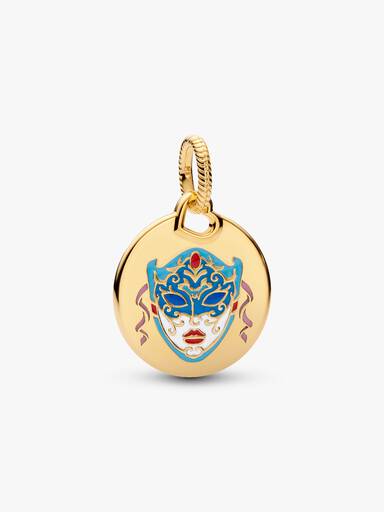 Charm Pendente Maschera Veneziana da Incidere