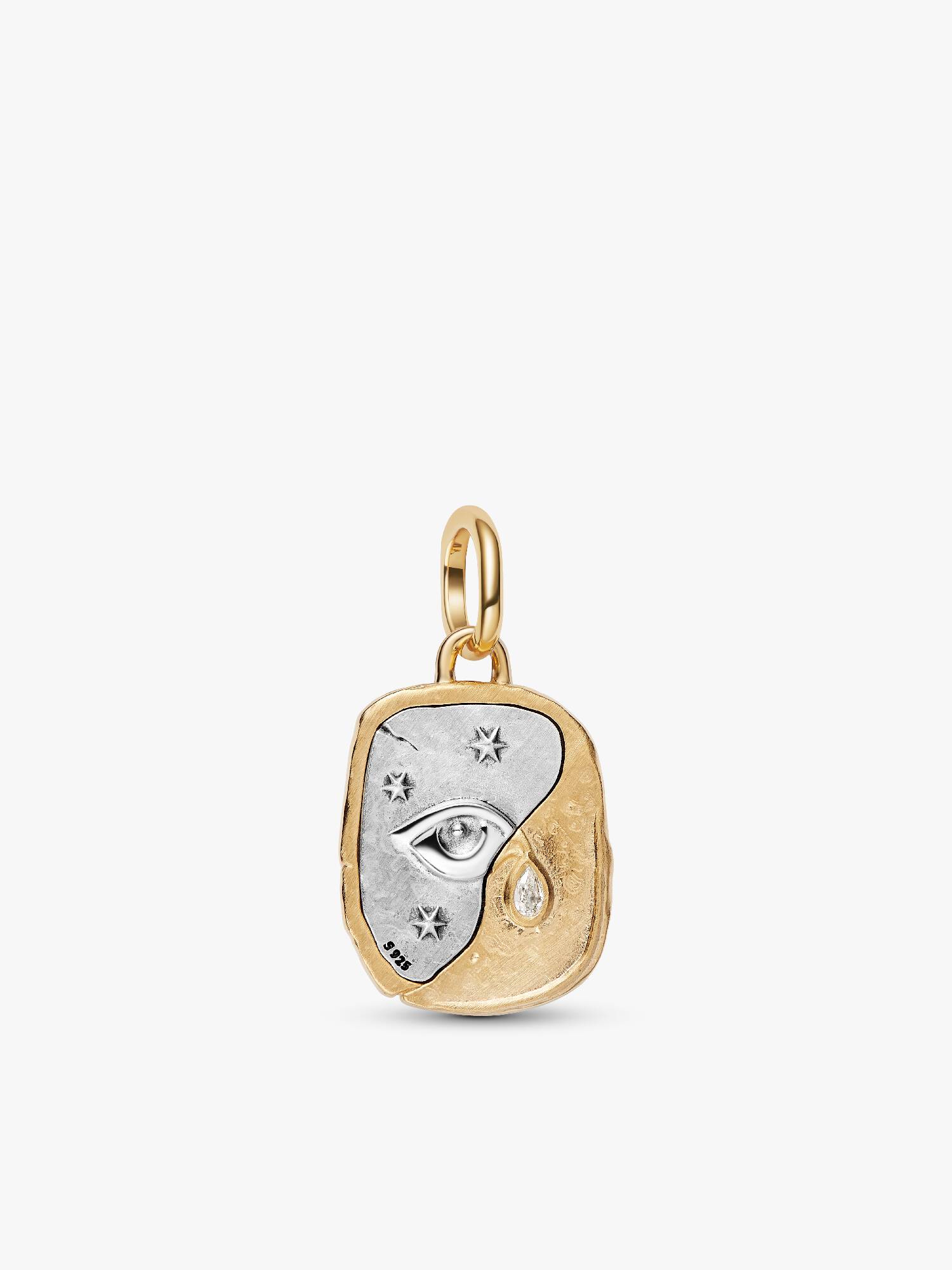 Charm Medallion Occhio "Nosce Te Ipsum"