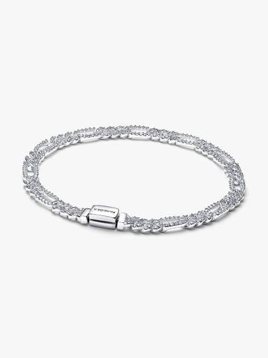 ChainsHouse Bracciale da Uoo con Catena a aglia Cubana Bracciale in ChainsHouse Bracciale da Uoo con Catena a aglia Cubana Bracciale in