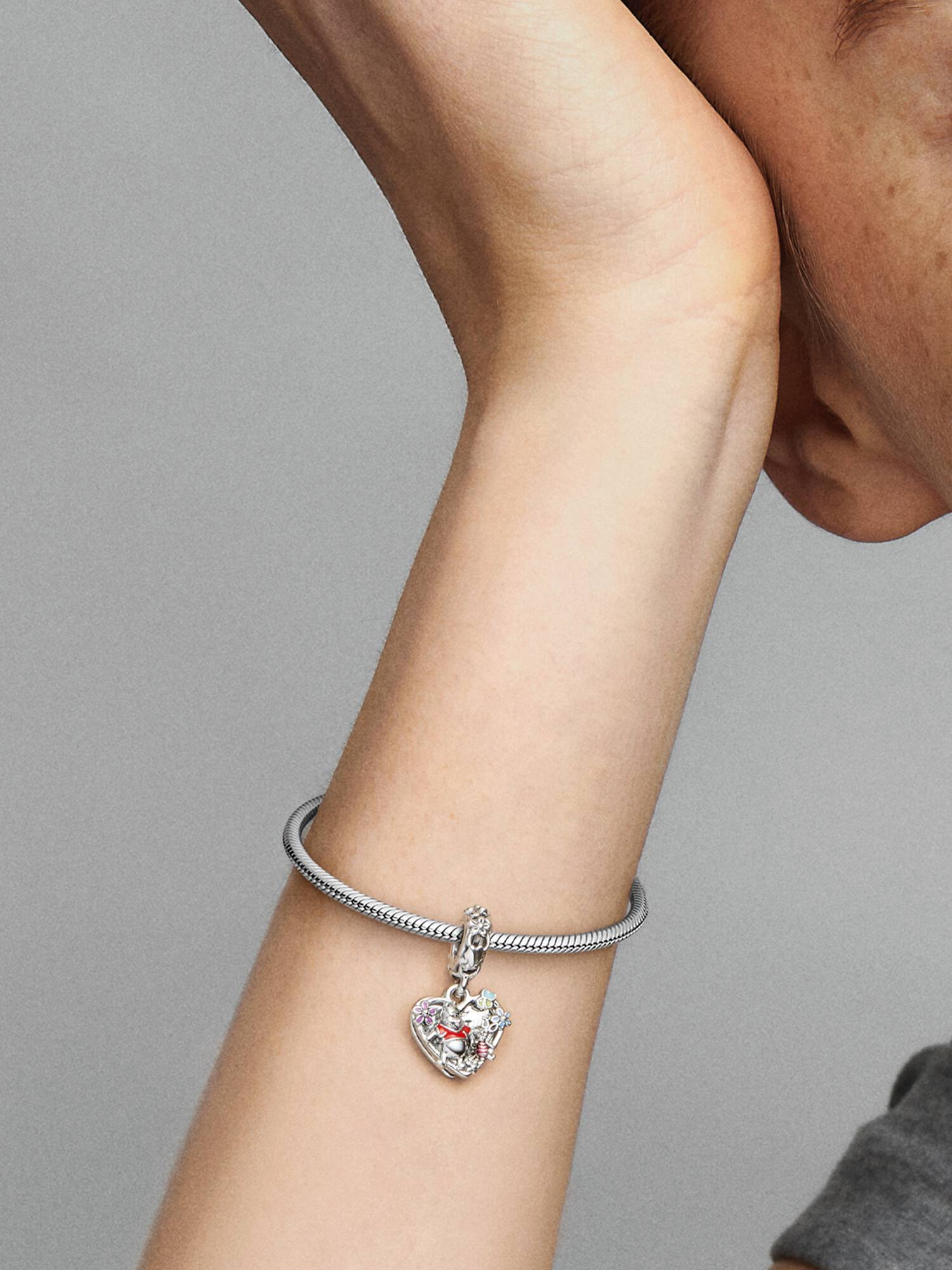 Charm pendente Disney, Winnie the Pooh, Pendente Winnie e Pimpi