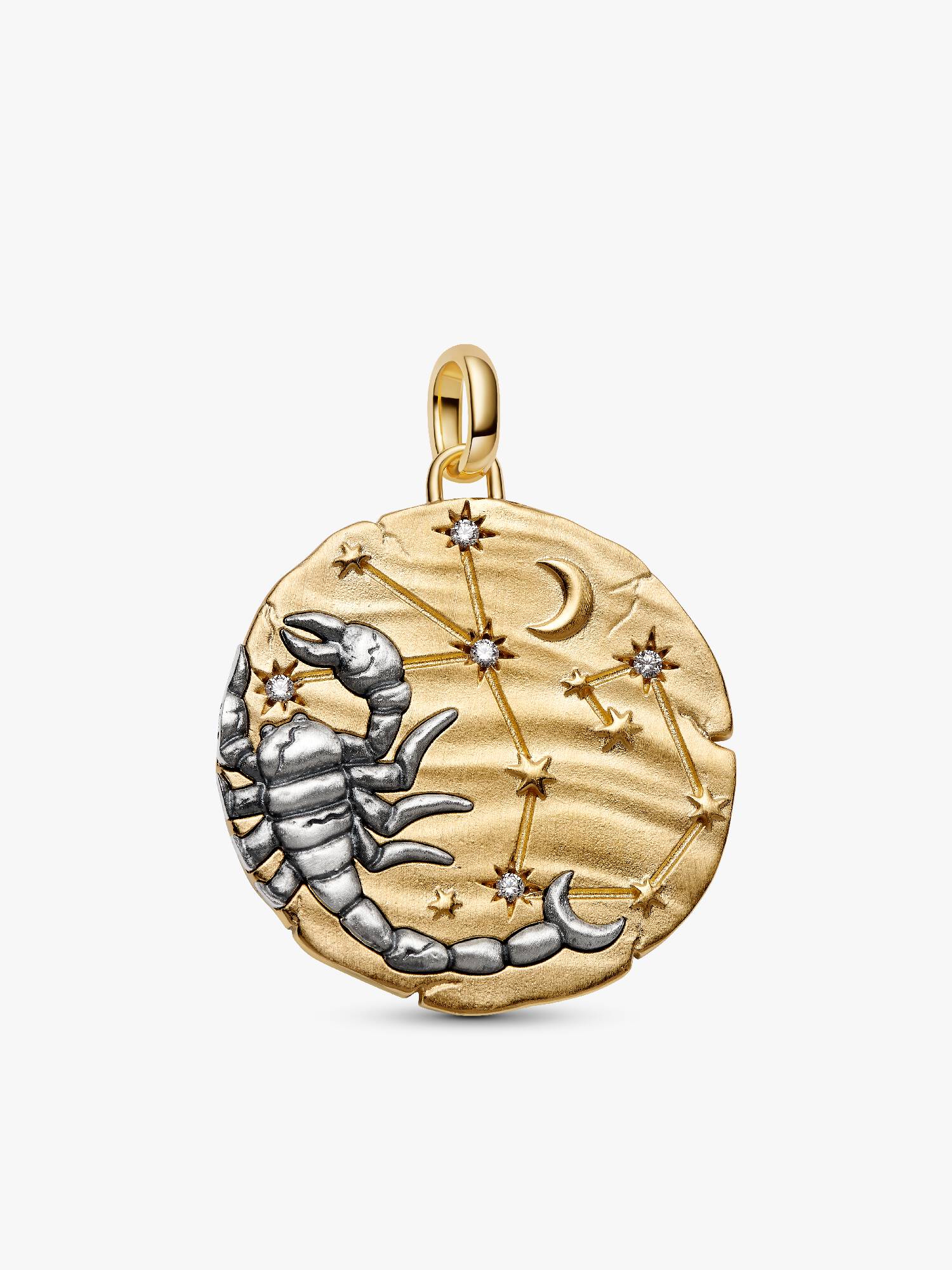 Charm Medallion XL Scorpione "Noli Timere"