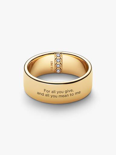 Anello Fascia Larga da incidere