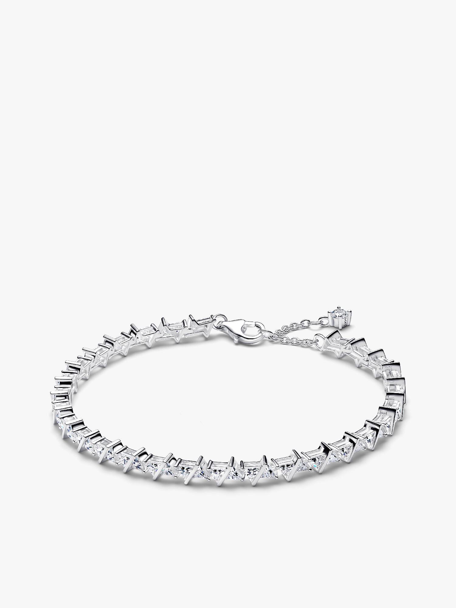 Bracciale Tennis con pietre triangolari