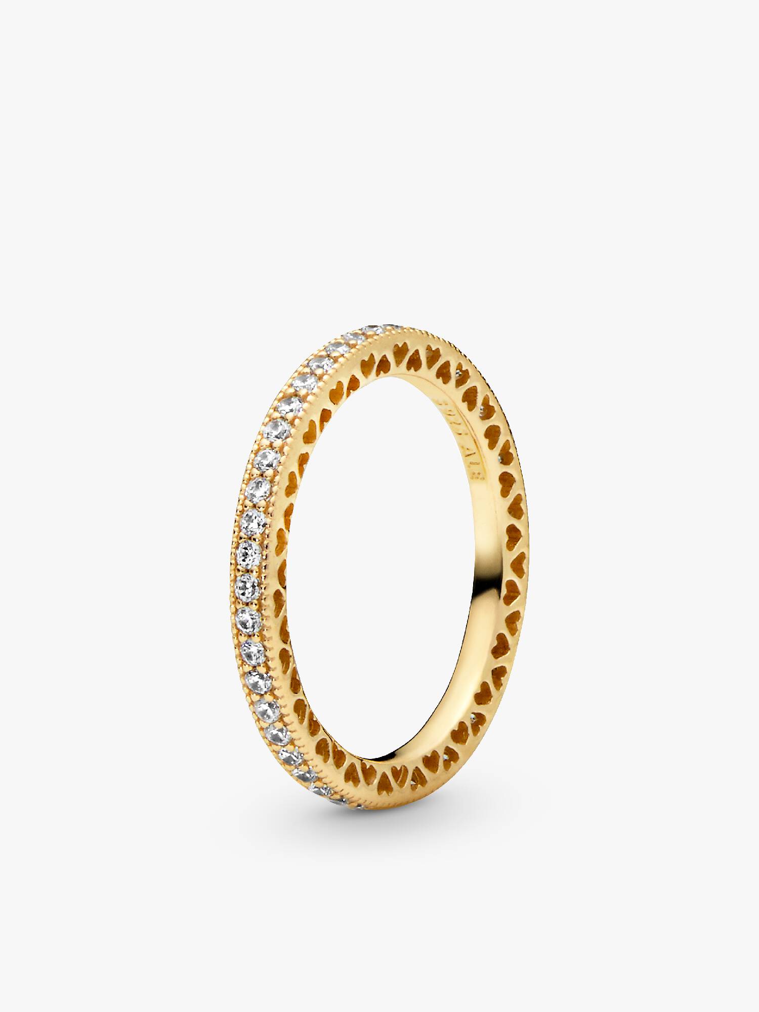 Anello Cuori scintillante