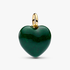 Charm Pendente Cuore Puffy Verde Charm Pendente Cuore Puffy Verde