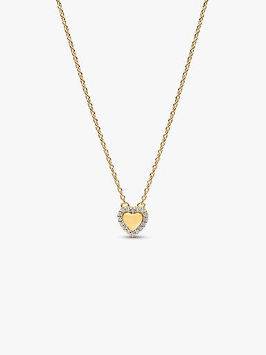 Collana Cuore e Pavè da incidere