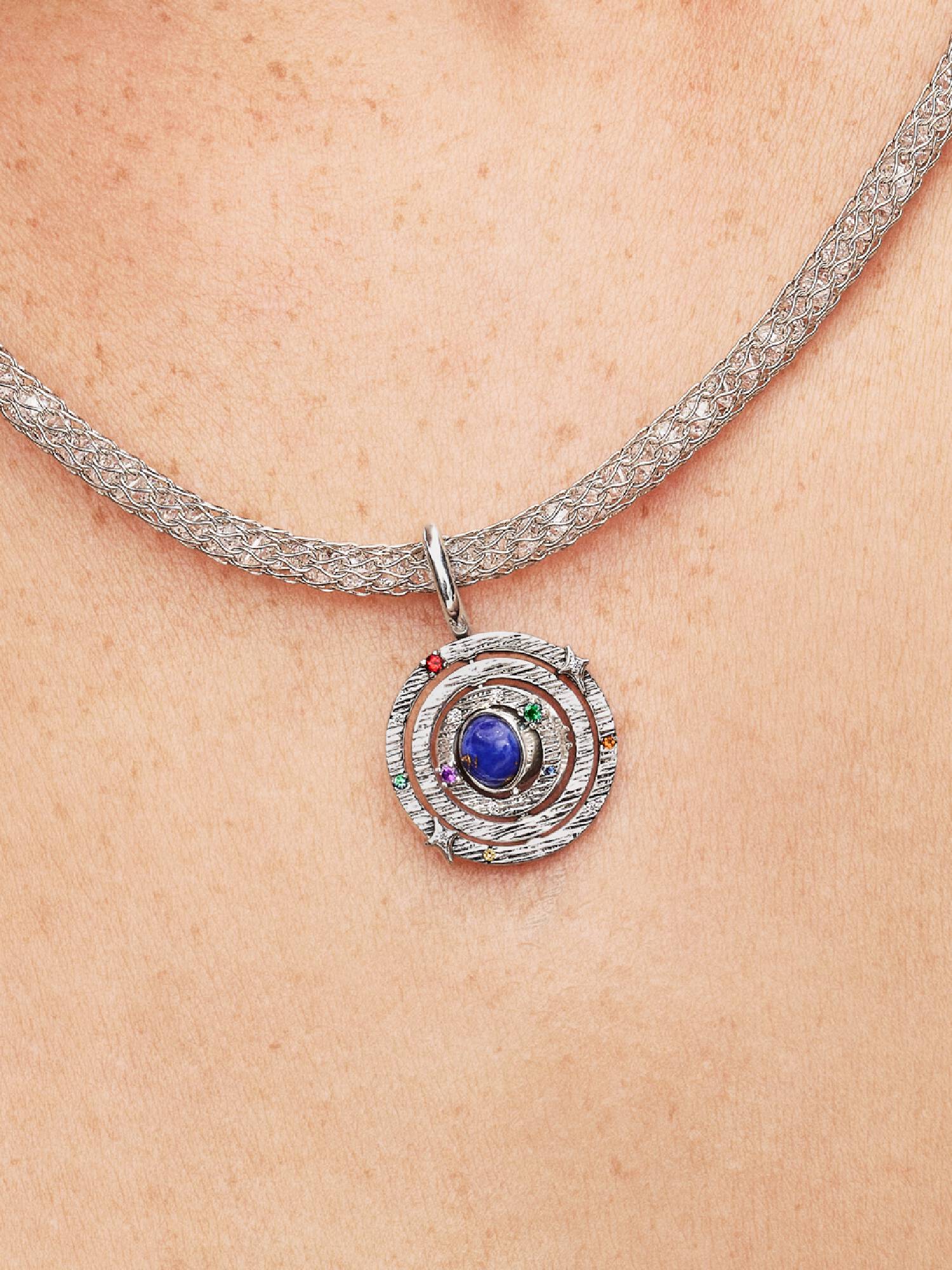 Charm Pendente Sfera Armillare Girevole  
