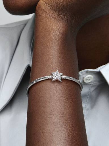 Bracciale Moments con Chiusura Stella Luminosa