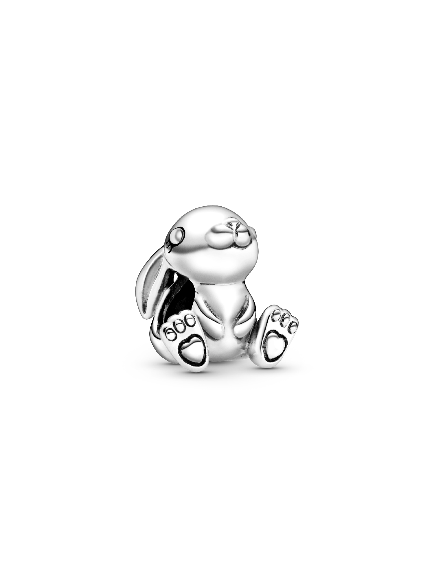 Argento Chic-Net Orecchini 925 Sterling Silver Jewelry coniglio seduto