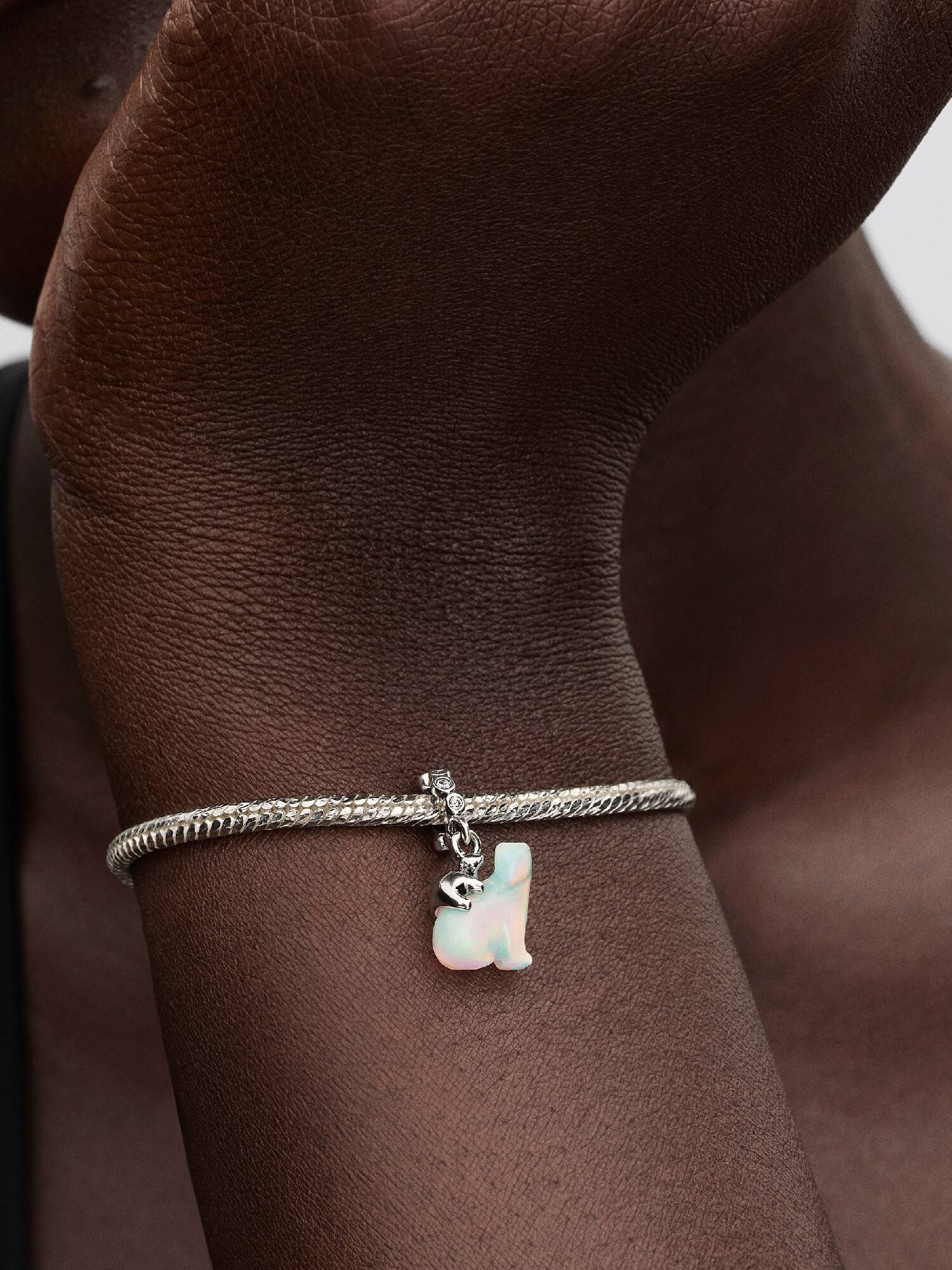 Charm Pendente Orso Polare Mamma e Cucciolo