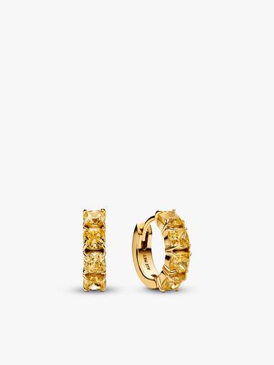 Set Bracciale e Orecchini Cristalli Gialli