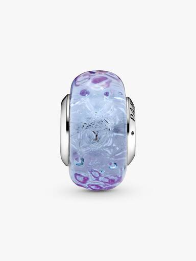 Charm Vetro di Murano Lavanda
