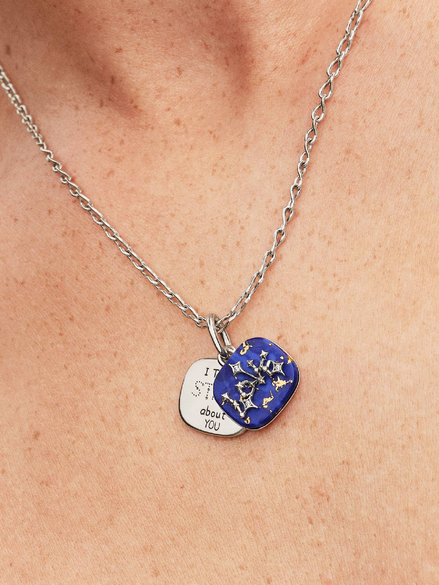 Charm Pendente Doppio Universo d'Amore