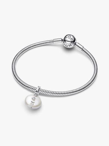 Charm Pendente Mamma con Perla Barocca d’Acqua Dolce Coltivata