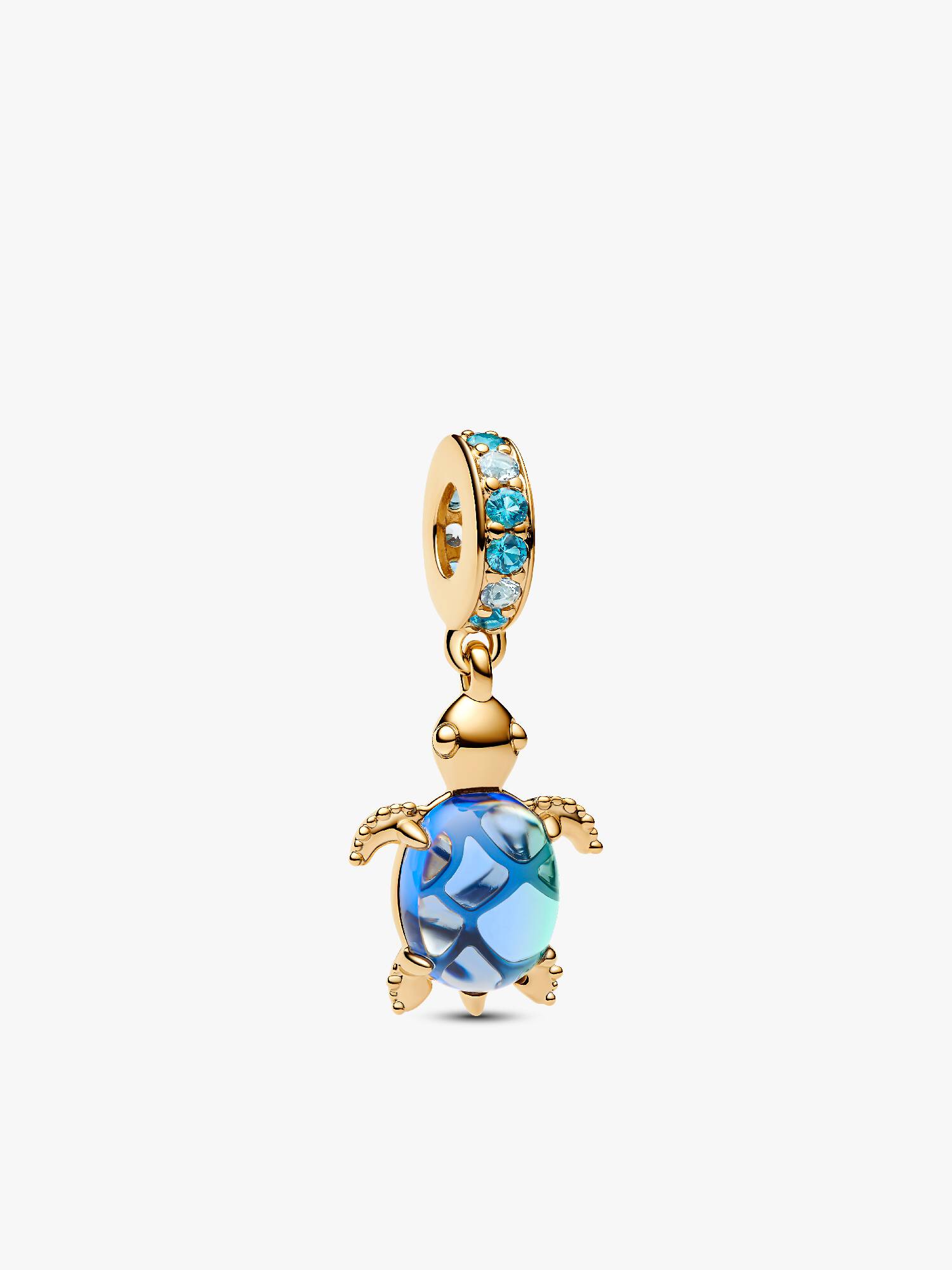 Charm pendente Tartaruga marina in vetro di Murano