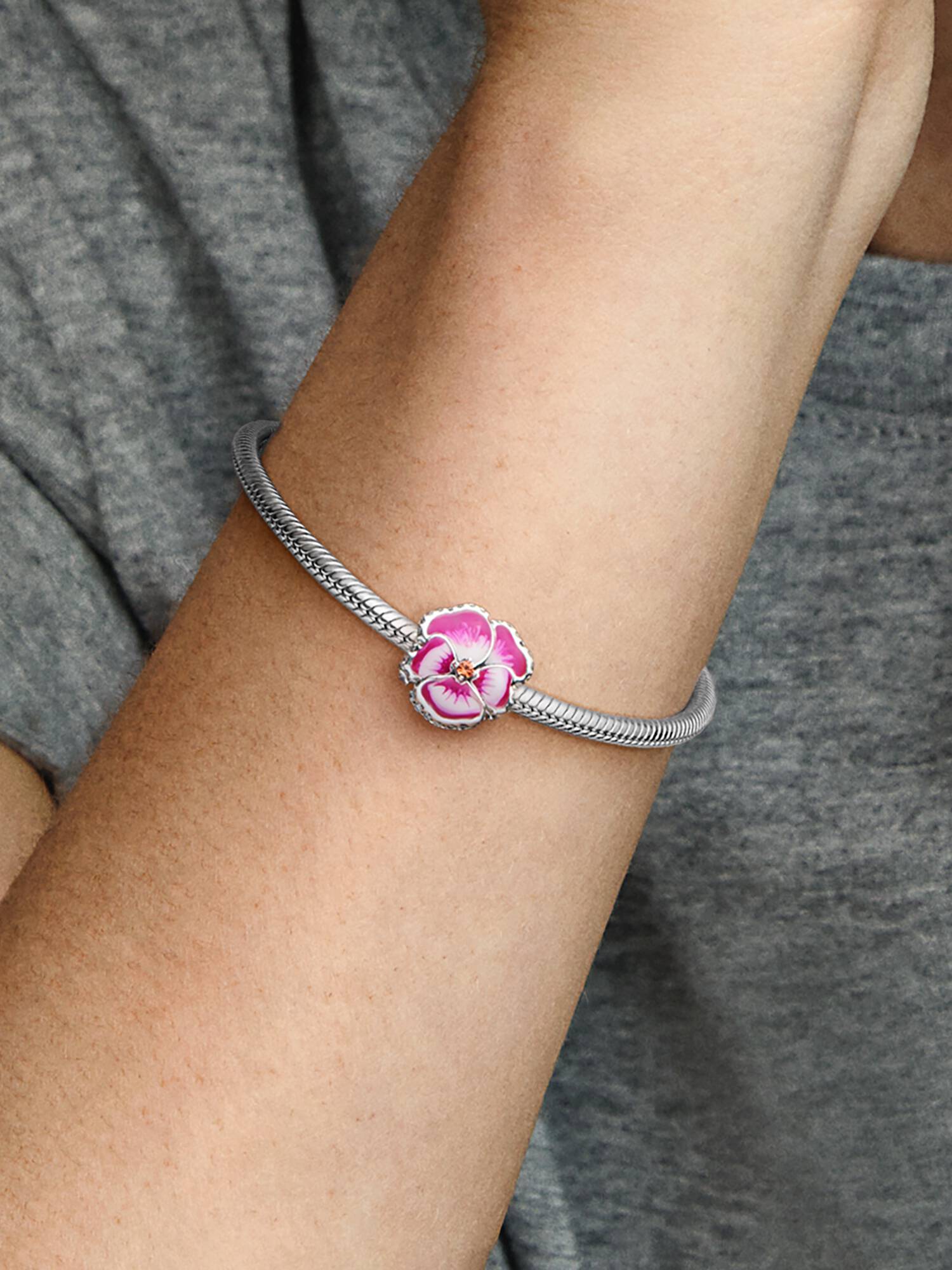 Charm Viola del pensiero Rosa