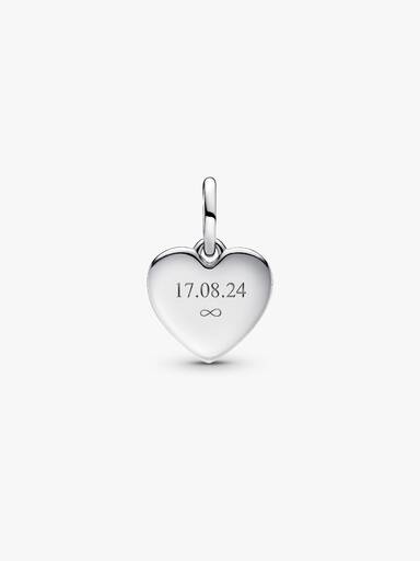 Charm Pendente Cuore "Love" da incidere