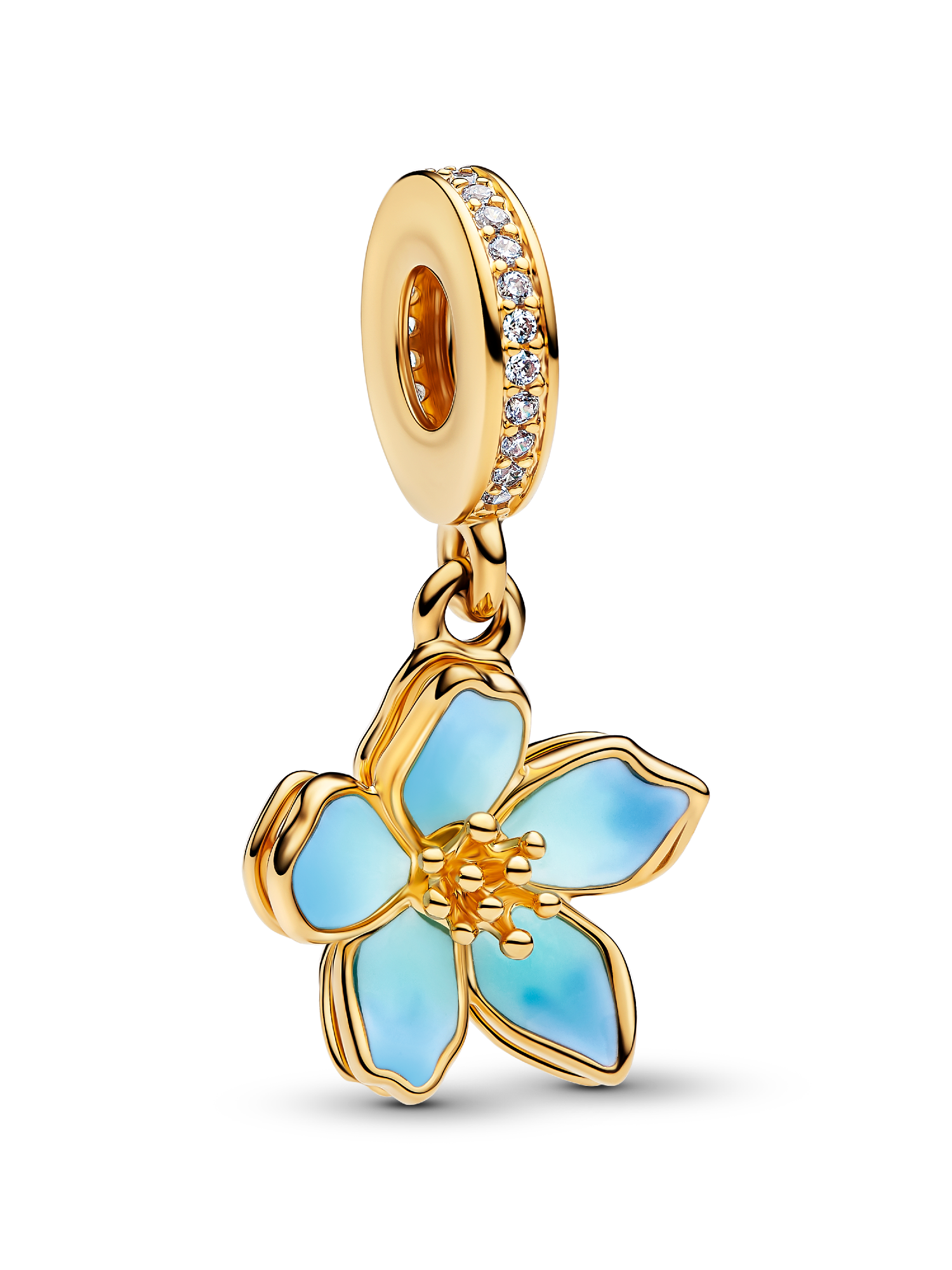Pendente Fiore di ciliegio blu