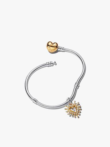 Set Bracciale Cuore Radiante