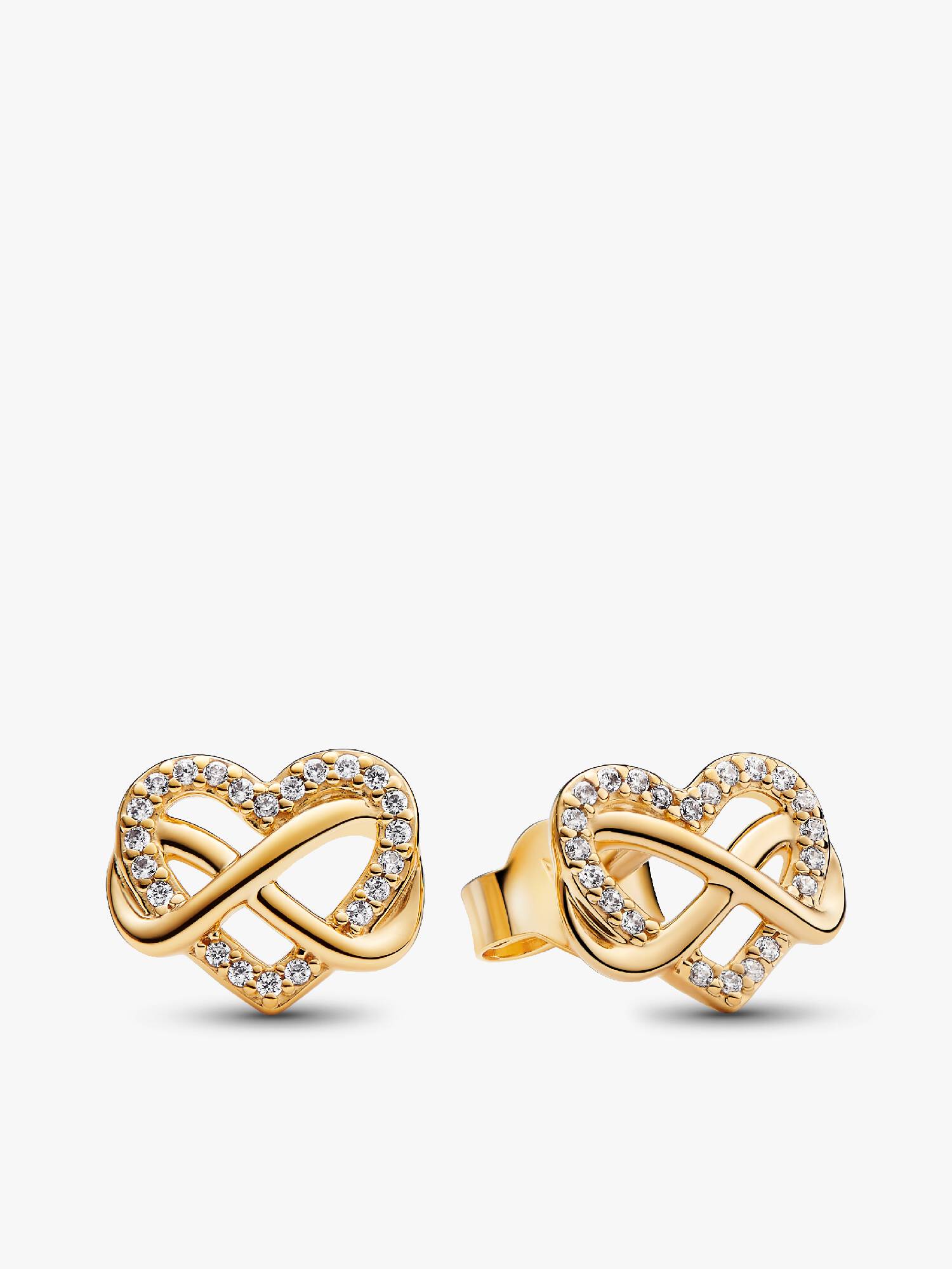 Orecchini Cuore Infinito Pietre Luminose