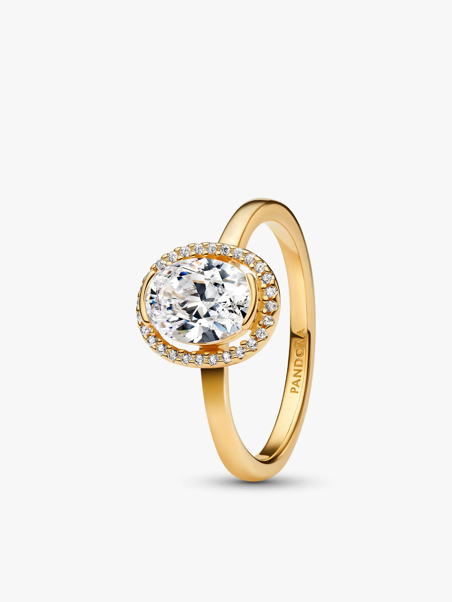 Anello Punto Luce Ovale