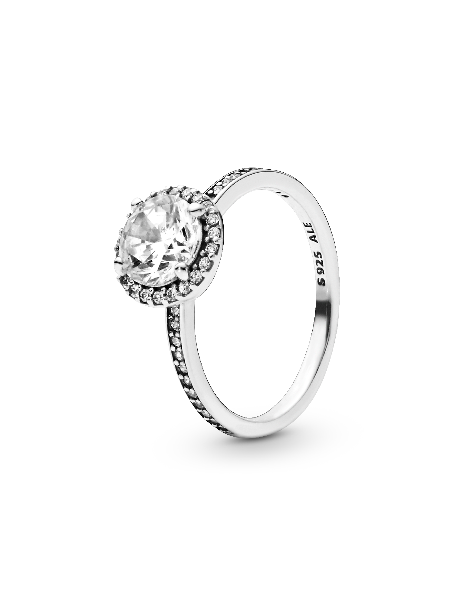 Anello Donna Argento 925 – Cerchio Semplice Con Zirconia Cubica Bianca – Misura 27 – Regalo Per Occasioni Speciali