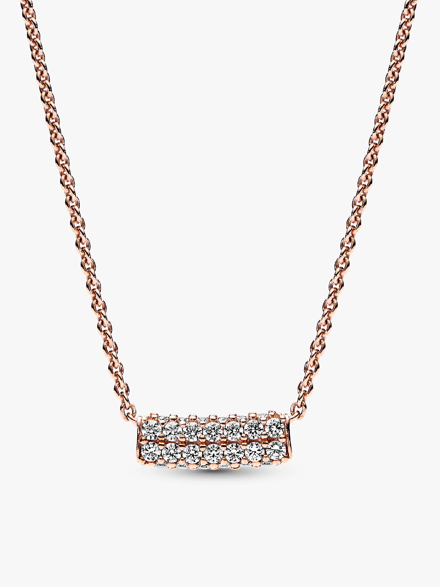 Collana Pavè Fascia Doppia