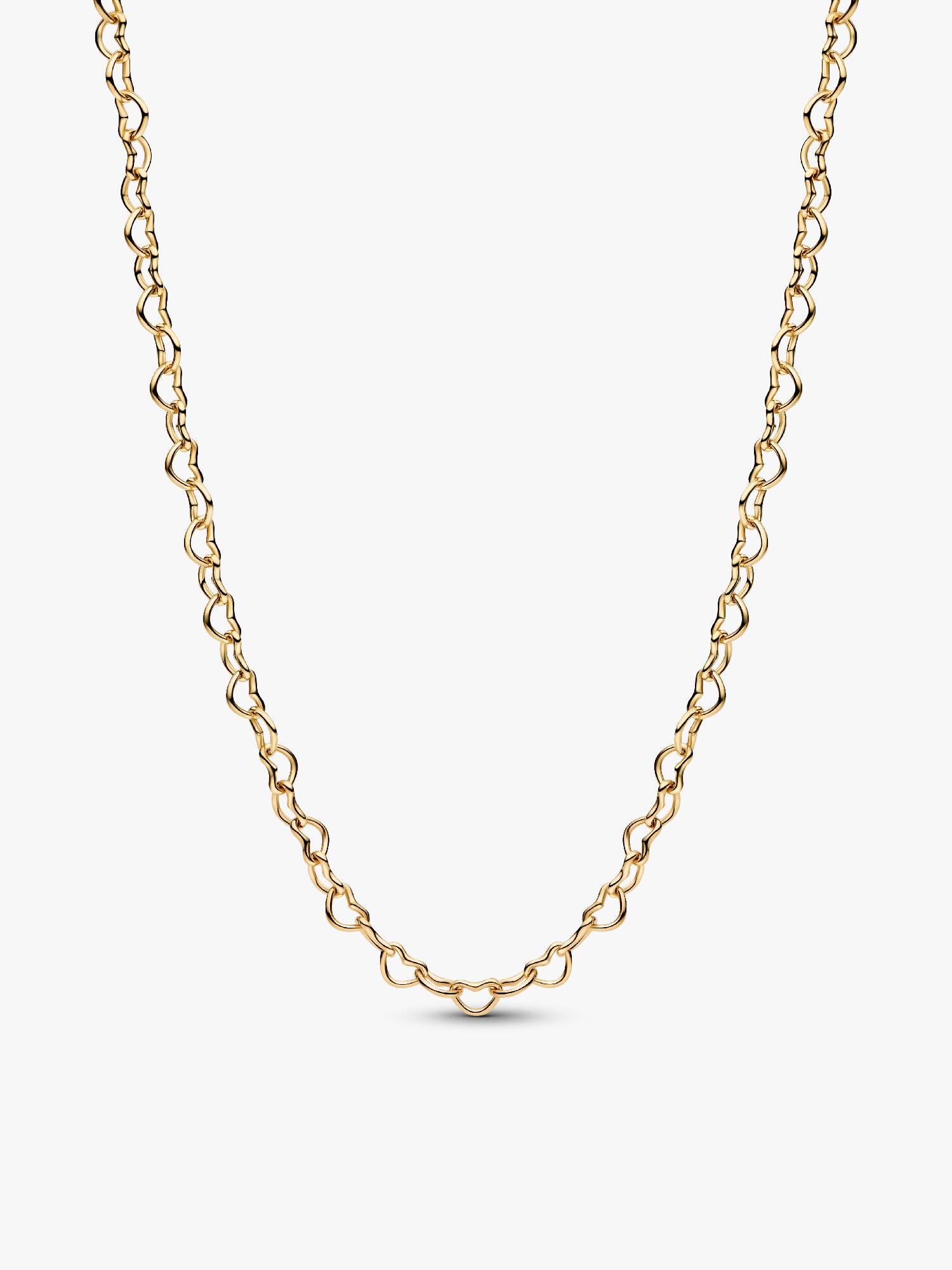 Collana Era in oro 14k Catenina Cuori Intrecciati