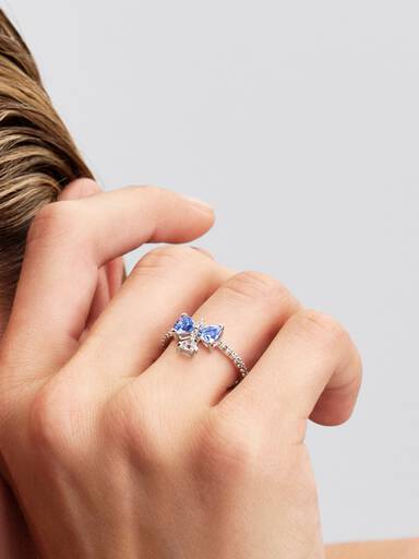 Bridgerton, Anello Fiocco Azzurro