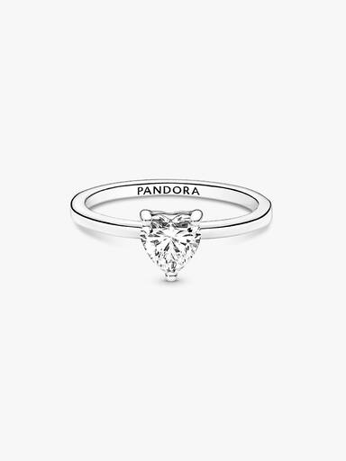 Anello Solitario con Pietra Cuore