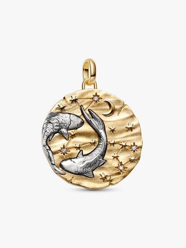 Charm Medallion XL Pesci "Memento Somniare"