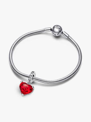 Disney, Mickey e Minnie, Cuore in Vetro di Murano