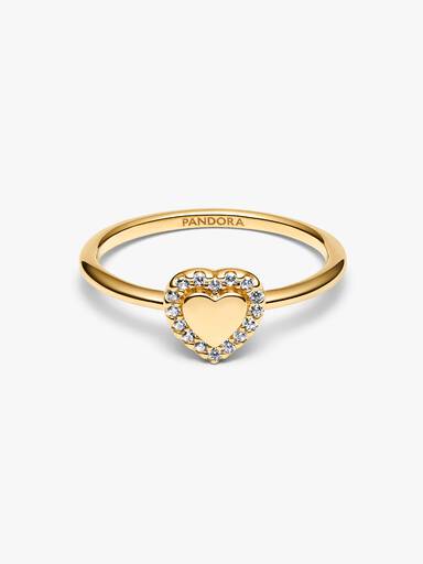 Anello Cuore e Pavè da incidere