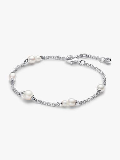 Bracciale Catena Con Perle d’Acqua Dolce Coltivate