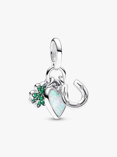 Charm Pendente Simboli della Fortuna