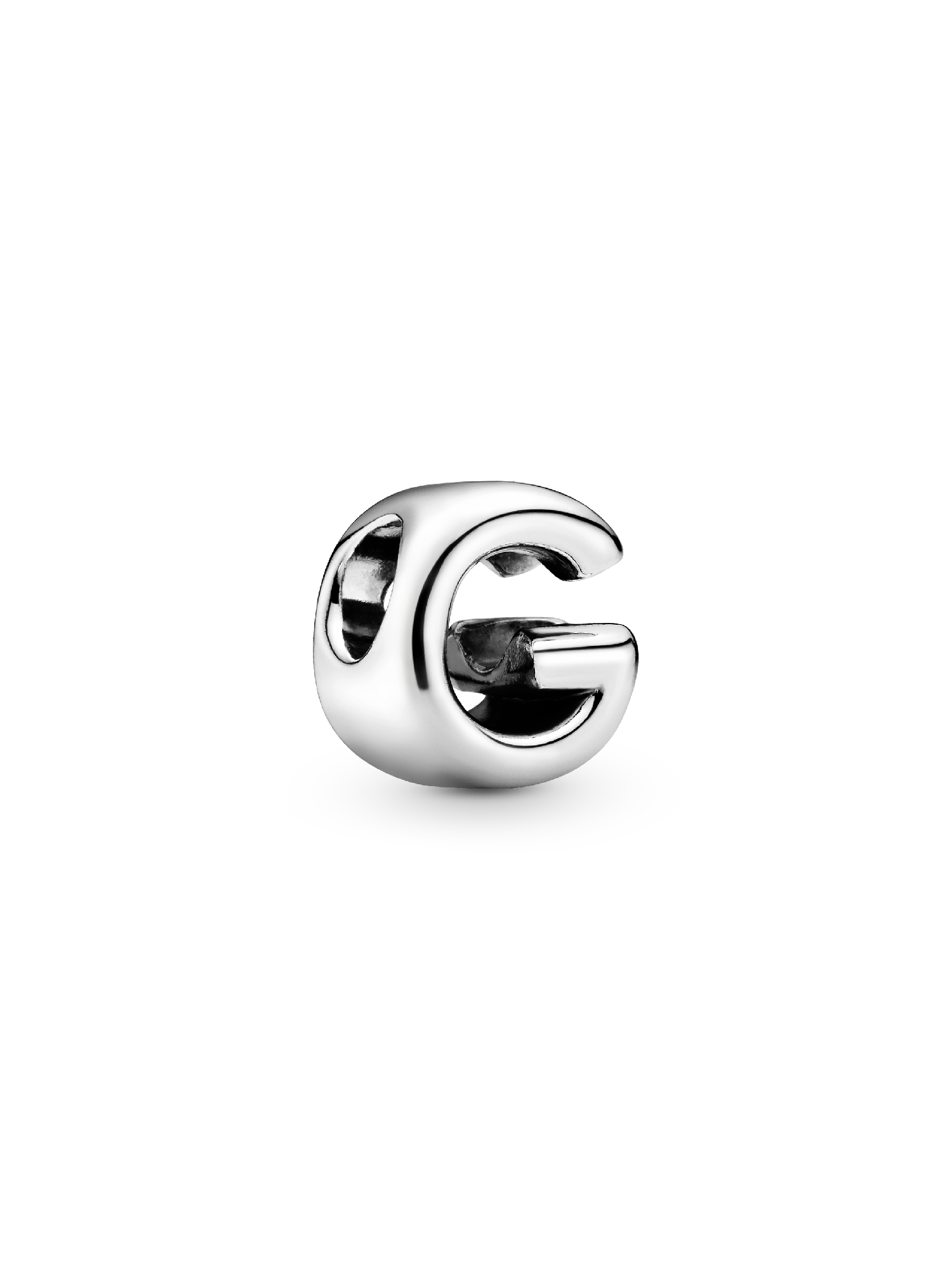 Charms Lettera G In Argento 925 Con Zirconi | Altezza 1 Cm | Da Montare Su Bracciale Marcello Pane