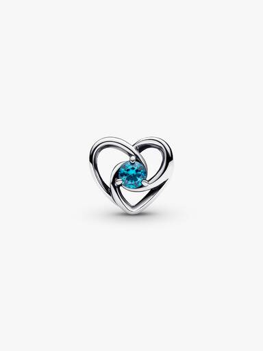 Charm Cuore Eterno Blu Pandora