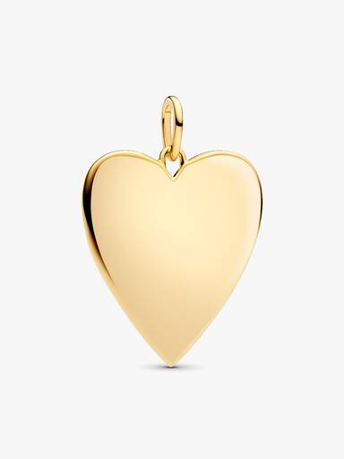 Set Collana e Pendente Cuore Grande da Incidere