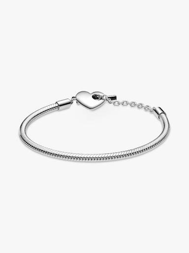 Bracciale Moments con Chiusura a T e Cuore