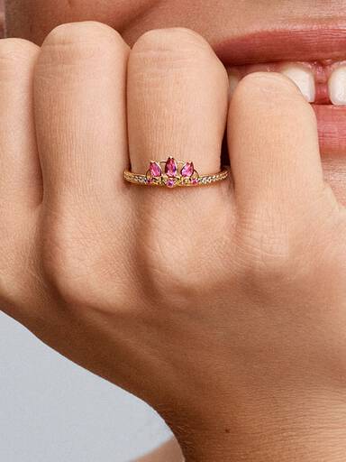 Principesse Disney, Rapunzel, Anello Tiara